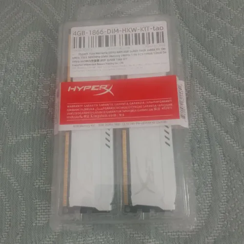 HyperX Fury Memória DDR3 RAM 8Gb 2x4GB