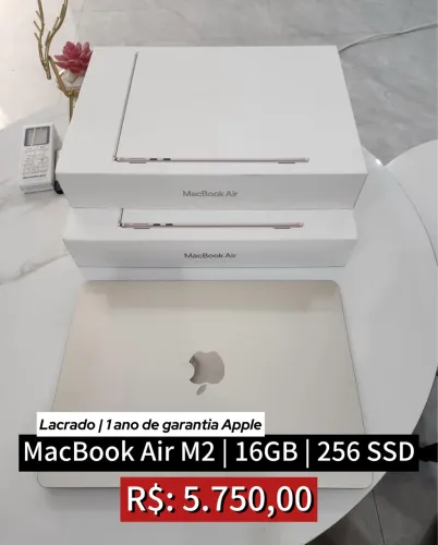 MacBook Air M2 lacrado (oportunidade)