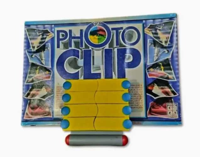Jogo de Tabuleiro Antigo Photo Clip Grow Incompleto Retro Vintage Anos 90