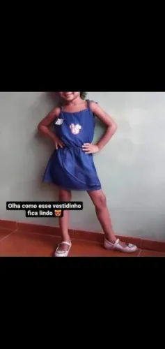 Roupas jeans infantis presente para sua princesa