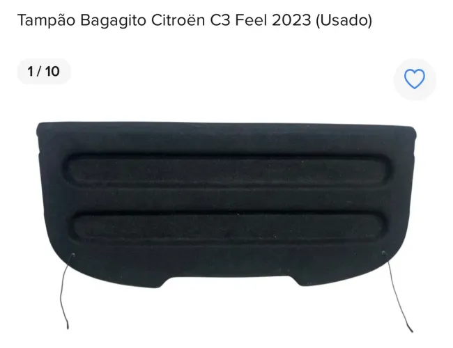Tampa Bagagito Citroën C3 Feel 2023