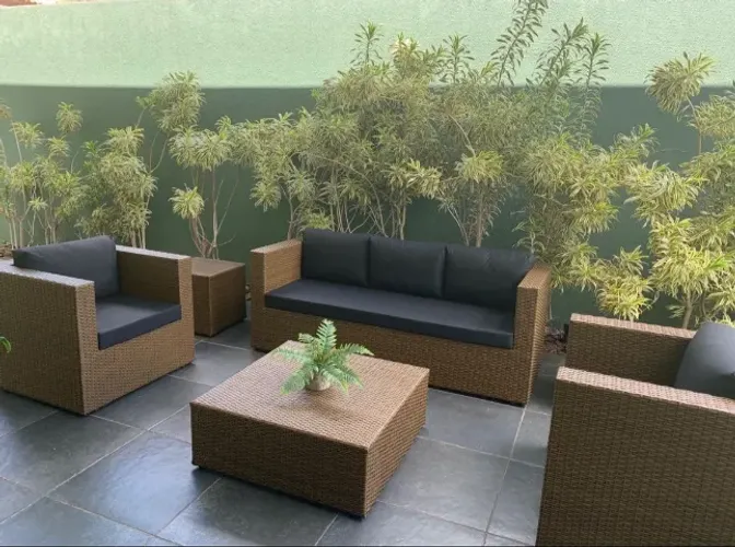 Reforma de móveis de jardim