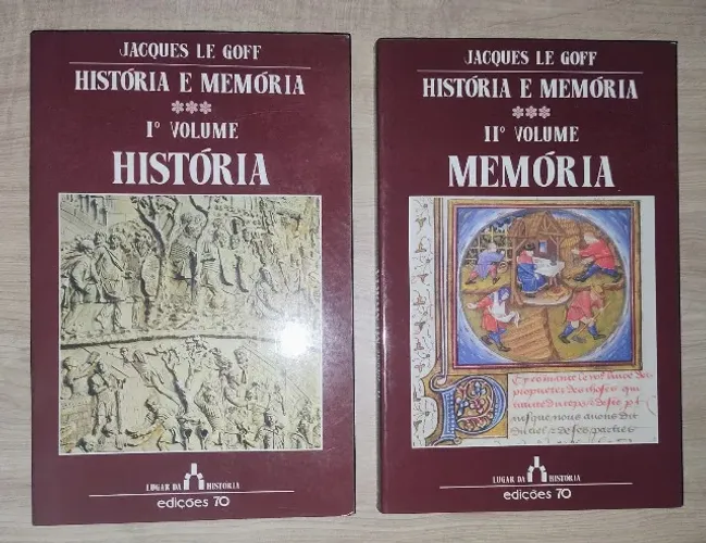 História e Memória - 2 Volumes - Jacques Le Goff - NOVOS!