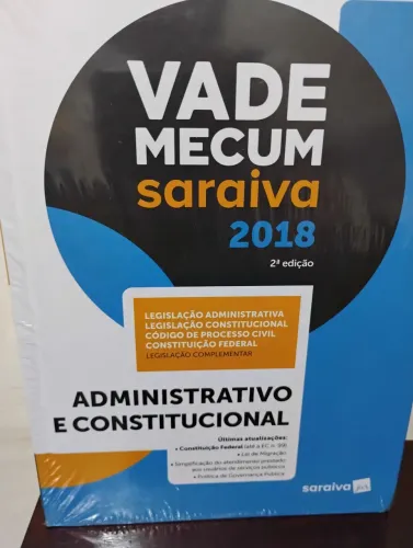 Vade Mecum Saraiva 2018 Administrativo e Constitucional 