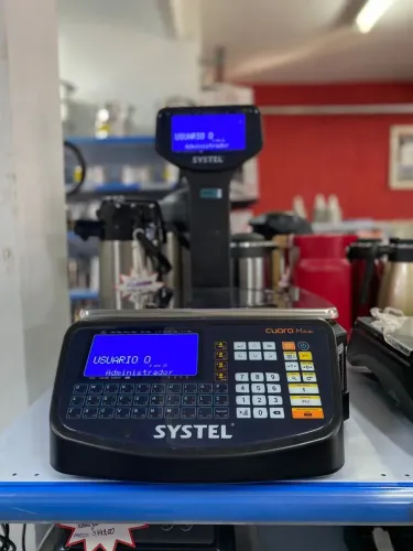 A. Balança Eletrônica Systel Cuora Max etiquetadora