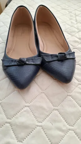 Sapatilha Griffe Azul Marinho - Tamanho 36 | Elegância e Conforto
