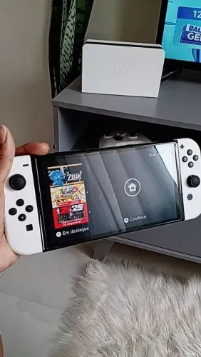 Nintendo Switch OLED Semi Novo + Mario Kart - Multivendas Store