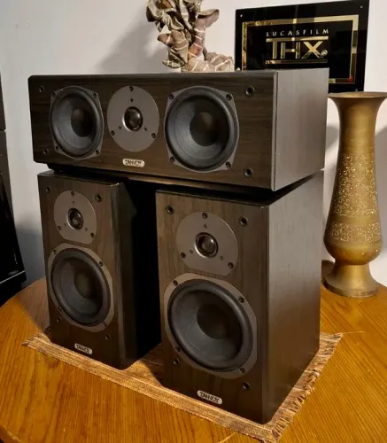 CAIXAS 3.0 TANNOY MERCURY  MX1 + MXC 120w 8ohms 89dB 55Hz.