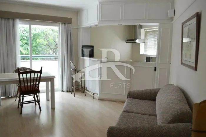 LR Flats Apartamento e Studio - Flat mobiliado de 40 m² no Itaim Bibi, confira!