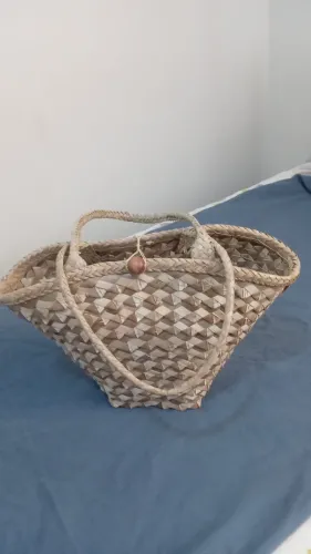 Bolsa de praia ou piscina de palha