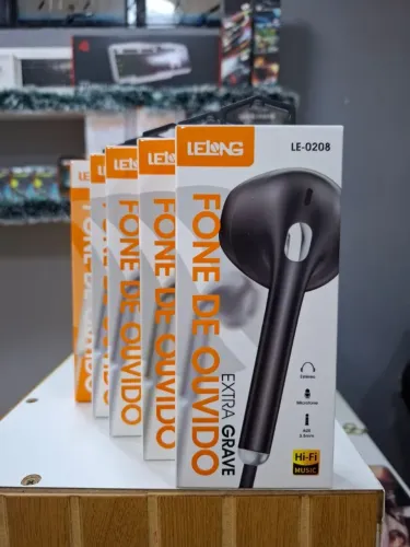 Fone de Ouvido Lelong LE-0208 - Extra Grave!