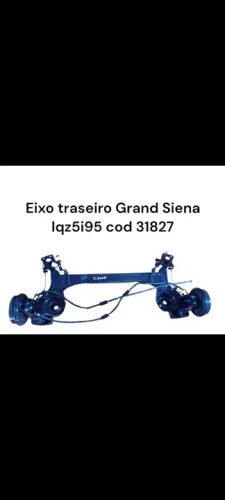 Eixo Traseiro Grand Siena 1.6 16V - 2012 a 2015
