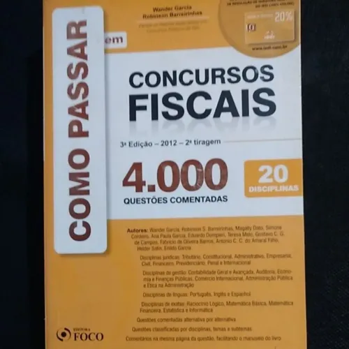 Livro Como Passar em Concursos Fiscais