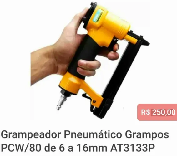 Grampeador pneumático para compressor