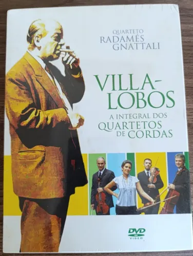 Dvd Quarteto Radamés Gnattali Villa Lobos Box 3 Dvds Lacrado