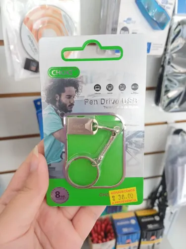 Pen Drive USB Chaveiro 8GB