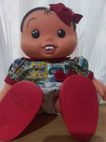 Boneca Mônica 34 cm multibrink