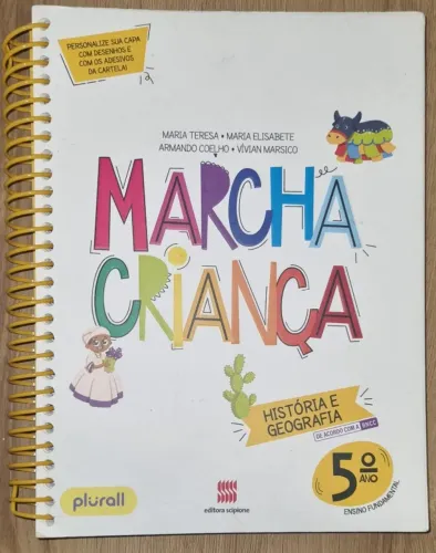Livro Marcha Criança História e Geografia 5º Ano - Scipione (BNCC) - Seminovo