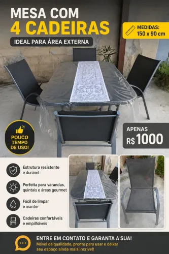 Mesa áreas externas