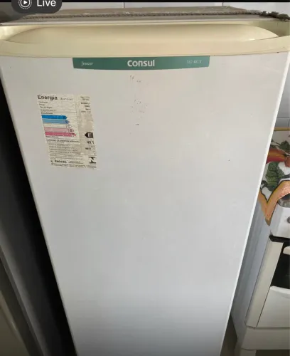 Freezer vertical cônsul 180 litros