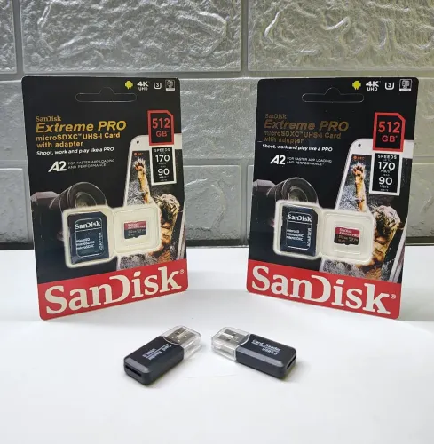 Cartão de Memória 512GB Extreme SanDisk Pro 4K 