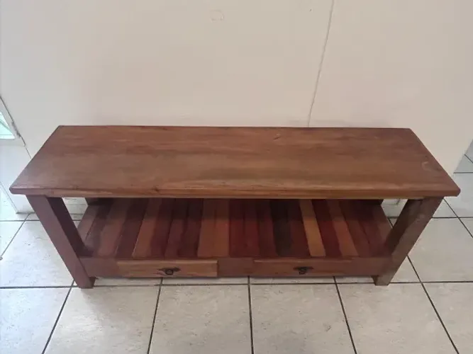 RACK / APARADOR MADEIRA MACIÇA 1,5x40x65