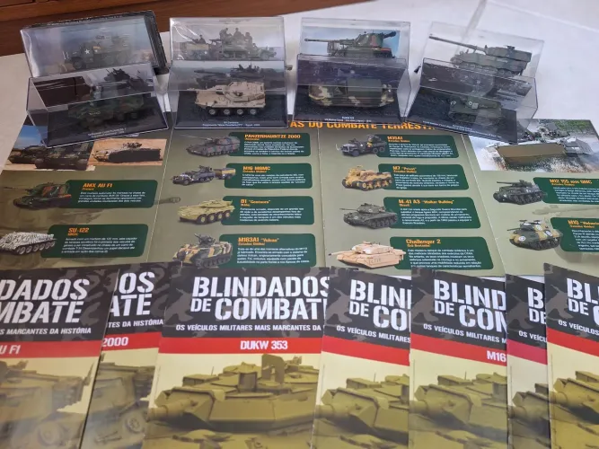 Miniaturas de blindados, tanques e carros de combate