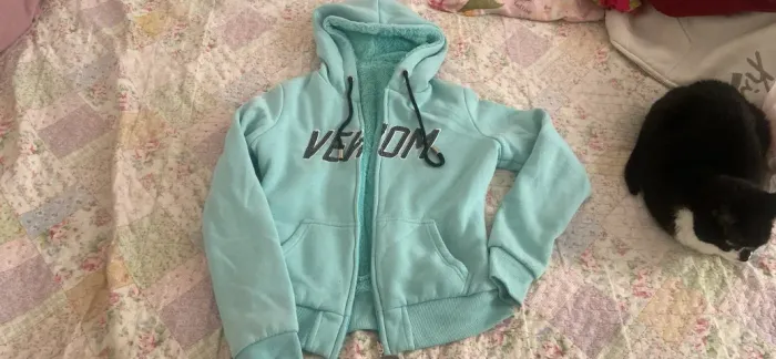 Blusa de frio TAM M veste P ou 16
