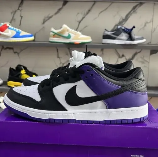 Tênis Nike dunk SB preto e Roxo / unissex, novo na caixa 35 ao 43 - envio para todo brasil