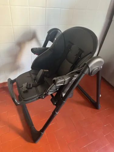 Cadeira de alimentação/descanso Burigotto Prima Pappa Zero 3 Black