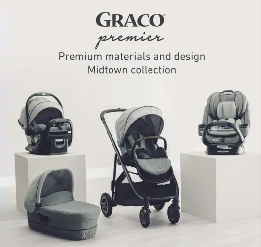     Carrinho Graco Premier com Bebê Conforto - Importado