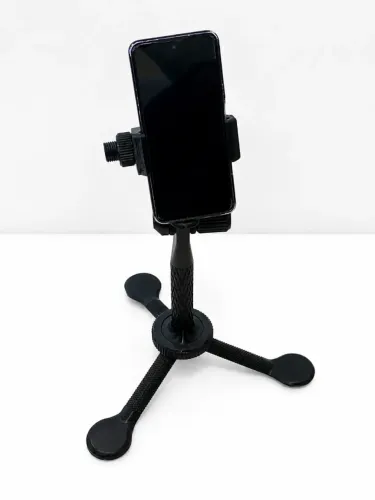Tripé Articulado Para Celular - Reforçado com 2 Níveis de Altura e serve como pau de selfi