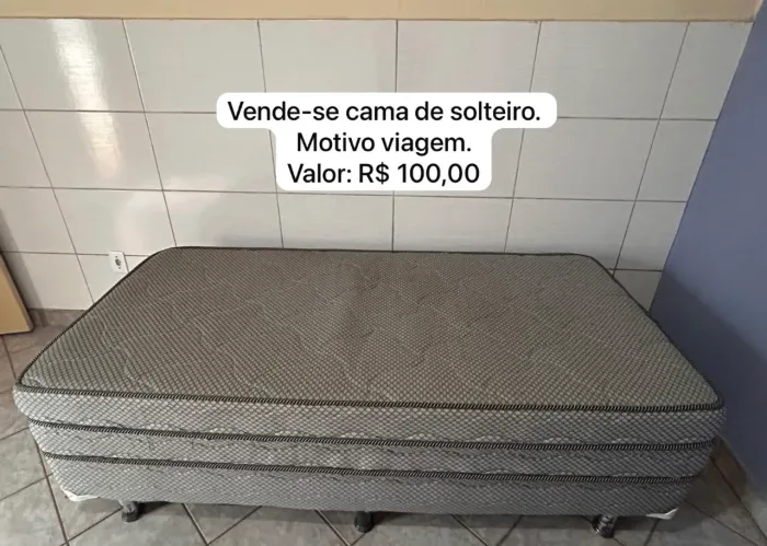 Vendo cama de solteiro