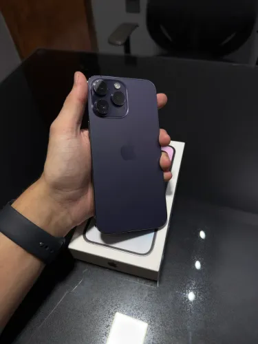 iPhone 14 Pro Max 256 com caixa (chip fisico)