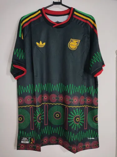 Camisa da Jamaica Preta Masculina 2026 especial Bob Marley Camisa de Time Lançamento 2026