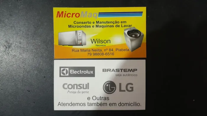 IConserto de máquinas de lavar e microondas