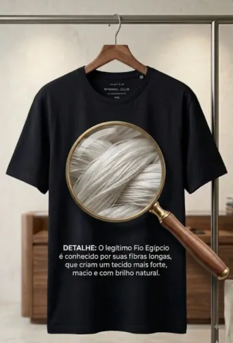 Camisetas fio egípcio