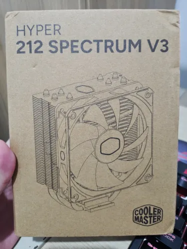 Cooler CPU 120mm Argb para Amd e Intel Cooler Master Hyper 212 Spectrum V3