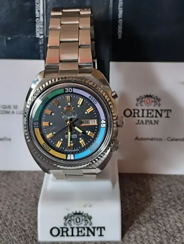 Orient três chaves automático calibre 469/41