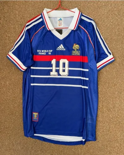 Camisa França Zidane 10 1998