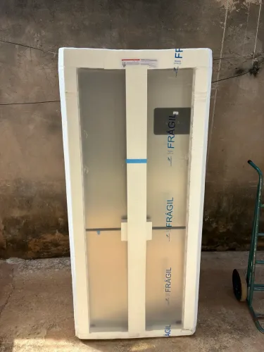 Geladeira Brastemp 3 portas inverse e inverter na caixa inox 