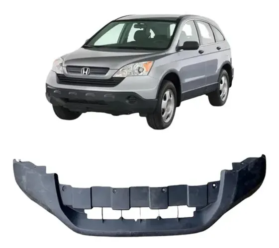 Spoiler Parachoque Dianteiro Honda Cr-v 2009 Preto