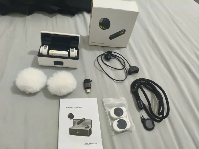 Microfone profissional de lapela