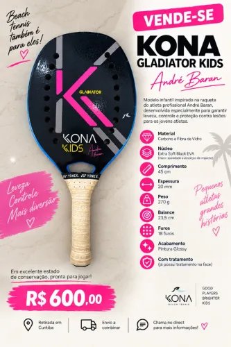 Raquete kona kids beach Tennis