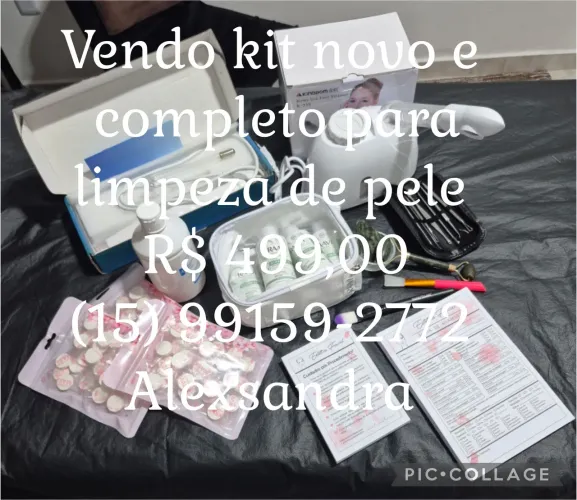 Vendo kit limpeza de pele
