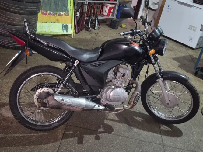 Fan 125 toda revisada partida elétrica pneus novo moto boa pra trabalhar bem Econômica 