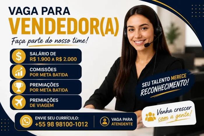 Vaga disponível 
