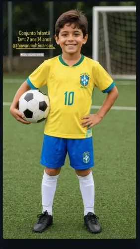 Conjunto Infantil e Juvenil Brasil dos 2 anos aos 14 anos