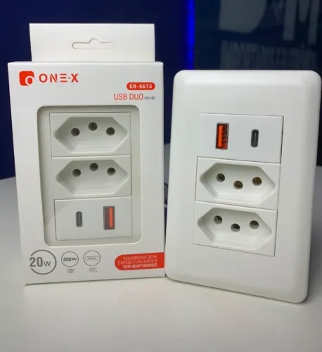 Tomada USB é tipo C bivolt