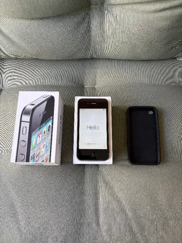 Título: iPhone 4S 16GB Preto funcionando, Desbloqueado, com Caixa e Manuais Originais